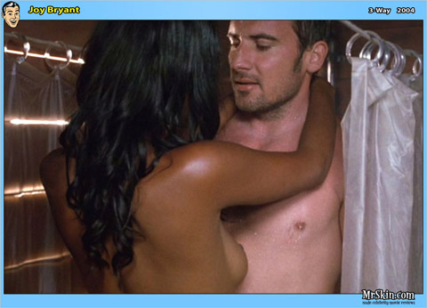 Joy Bryant Nude Scene 3-way Shower Ethnic Ebony Brunette Hot