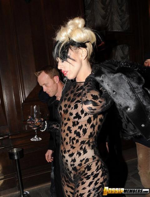 Lady Gaga Gag Bar Showing Tits Celebrity Horny Gorgeous Doll