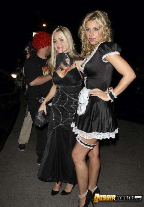 Alyson Michalka French Maid Vampire Naughty Showing Tits Hot