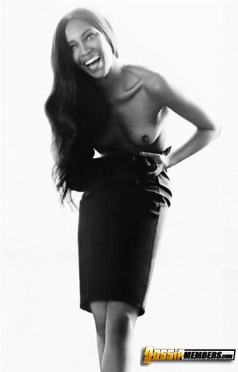Naomi Campbell Booty Ebony Hollywood Ethnic Stunning Slender