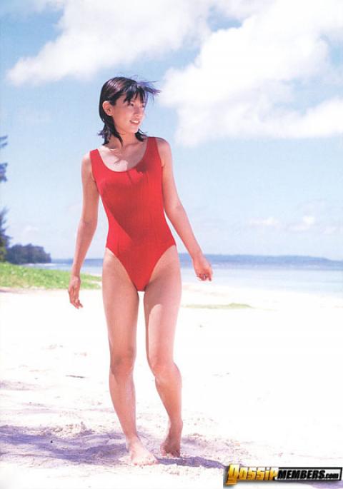 Ai Kato Pretty Beach Asian Bikini Ethnic Athletic Slender