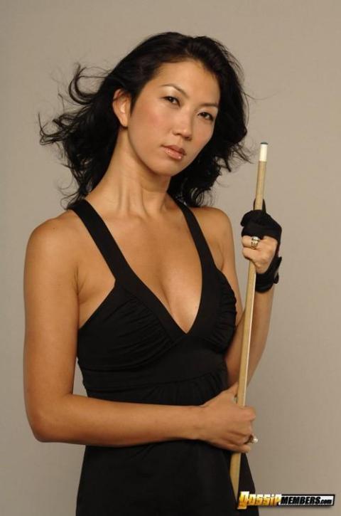 Jeanette Lee Pool Asian Ethnic Slender Athletic Female Cute
