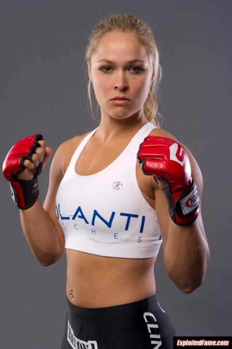 Ronda Rousey Hollywood Slender Athletic Celebrity Gorgeous