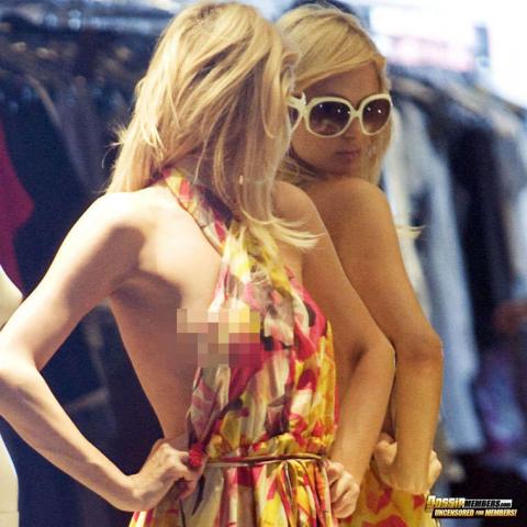 Paris Hilton Nipple Slip Scandal Reality Star Reality Horny