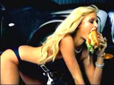 Paris Hilton Nude Scene Burger Commercial No Nudity Solo Hd