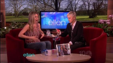 Jennifer Aniston Jennifer Aniston On Ellen Celebrity Hot Hd