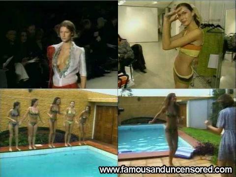 Gisele Bundchen Sister Dancing Pool Bikini Famous Sexy Babe