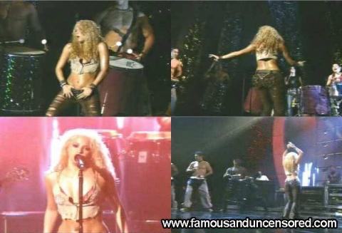 Shakira Awards Leather Singer Celebrity Posing Hot Actress
