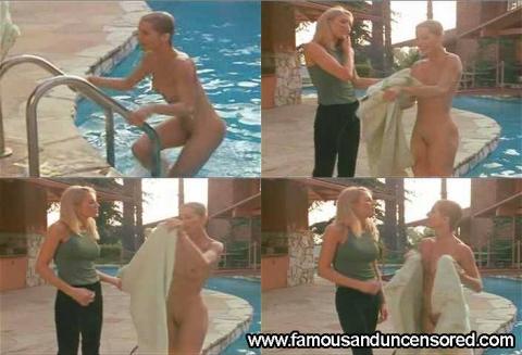 Angela Davies Angel Pool Female Nude Scene Famous Posing Hot
