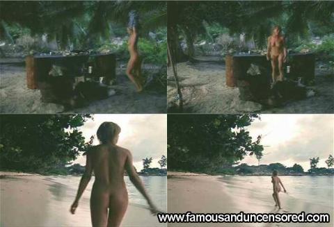 Amanda Donohoe Nude Sexy Scene Castaway Sea Shirt Emo Beach