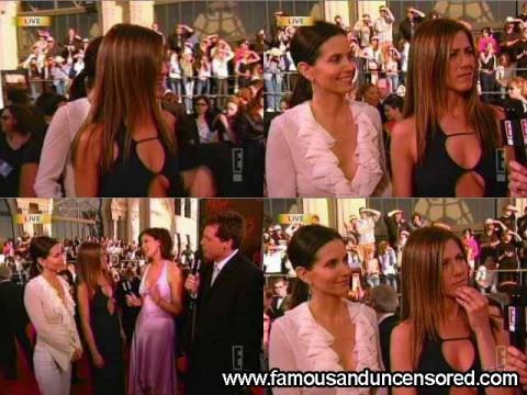 Jennifer Aniston Red Carpet Awards Interview Car Nude Scene
