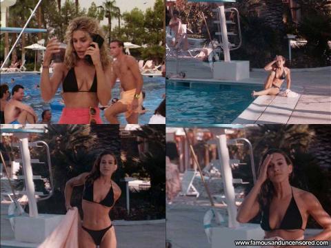 Sarah Jessica Parker Honeymoon Park Pool Wet Hat Bikini Babe