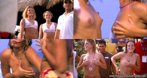 Nicole Frilot Sister Party Wet Shirt Topless Celebrity Sexy