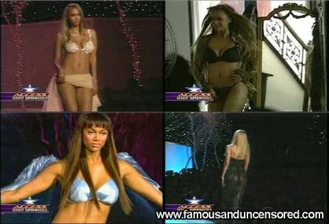 Tyra Banks Nude Sexy Scene Access Hollywood Lingerie Model