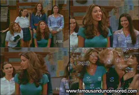 Shannon Elizabeth That 70s Show Dancing Shirt Hat Posing Hot