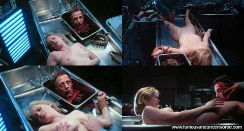 Barbara Crampton Re Animator Hospital Bus Bar Bed Nude Scene