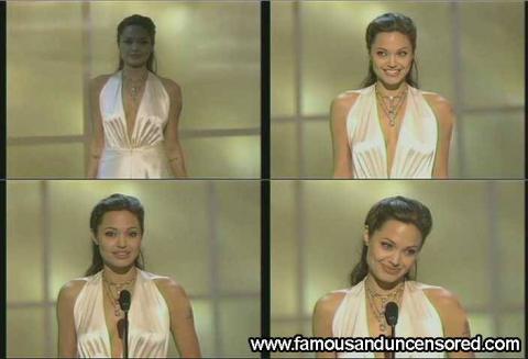 Angelina Jolie Nude Sexy Scene Awards Bra Gorgeous Beautiful