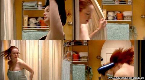 Christina Hendricks Nude Sexy Scene Jeans Bathroom Shower Hd
