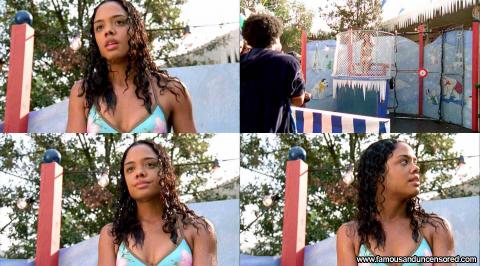 Tessa Thompson Veronica Mars Sea Wet Bikini Hd Celebrity Hot