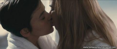 Elena Anaya Balcony Kissing Lesbian Bra Cute Posing Hot Babe