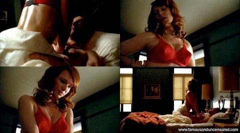 Erin Cummings Nude Sexy Scene Mad Men Spa Emo Bed Bra Famous