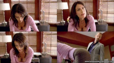 Lisa Edelstein Nude Sexy Scene Desk Skirt Shirt Bra Ass Doll