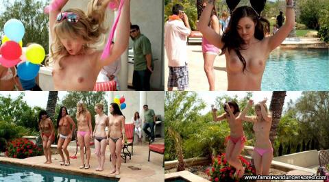 Erica Duke Nude Sexy Scene Barely Legal Party Pool Bikini Hd