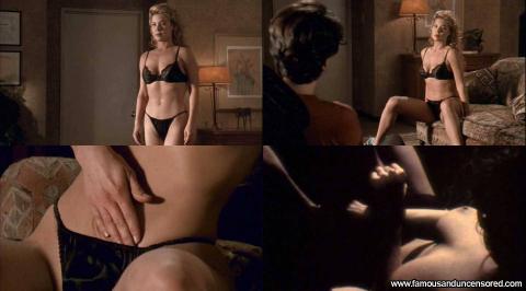 Deborah Kara Unger Nude Sexy Scene Legs Panties Bar Bra Babe