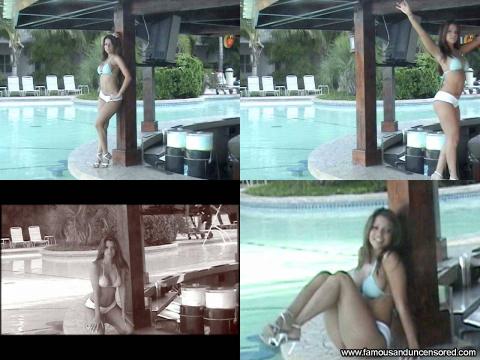 Vida Guerra Calendar Swimsuit Shorts Pool Bikini Nude Scene