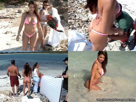 Vida Guerra Nude Sexy Scene Calendar Swimsuit Beach Thong Hd