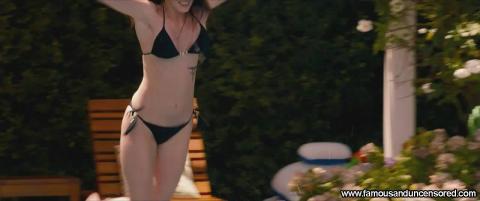 Megan Fox Jumping Pool Bikini Female Gorgeous Posing Hot Hd