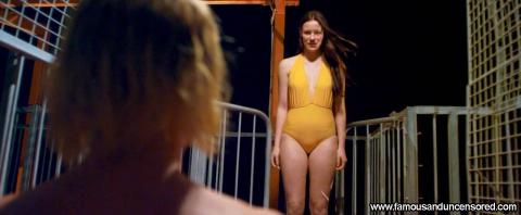 Lily Sullivan Swimsuit Park Uniform Pool Emo Bus Celebrity
