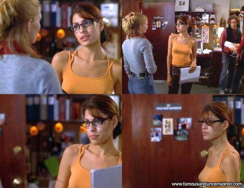 Eva Mendes Urban Legends Final Cut Puffy Nipples Orange Bra