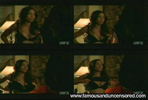 Sanaa Lathan Nude Sexy Scene Nip Tuck Emo Nice Shirt Bra Hd