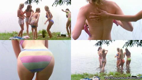 Elizabeth Banks Couple Summer Shorts Lake Wet Bikini Actress