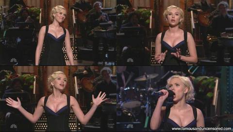 Scarlett Johansson Saturday Night Live Live Car Famous Babe