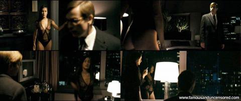 Maggie Q Deception Apartment See Through Thong Lingerie Hat