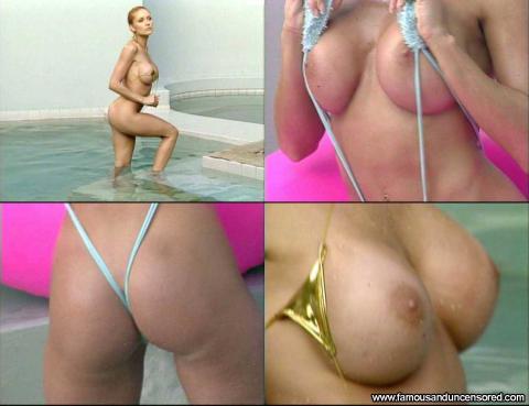 Deanna Merryman Nude Sexy Scene Magazine Swimsuit Pool Emo
