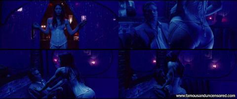 Jessica Biel Powder Blue Corset Braces Private Lap Dance Bra