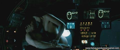 Malin Akerman Watchmen Malian Chair Hat Sex Scene Bar Babe