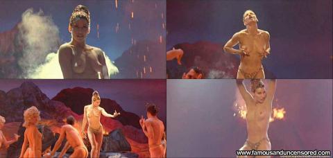 Gina Gershon Nude Sexy Scene Showgirls Dancing Topless Babe