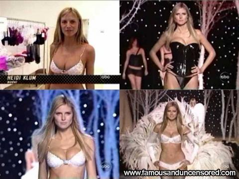 Heidi Klum Nude Sexy Scene Fashion Lingerie Nice Posing Hot