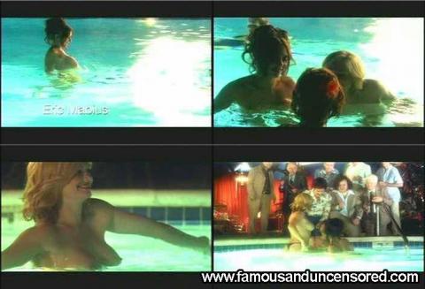 Shira Moss Nude Sexy Scene The L Word Skinny Pool Brunette