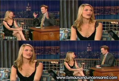Claire Danes Late Night With Conan Obrien Nice Legs Hat Hd