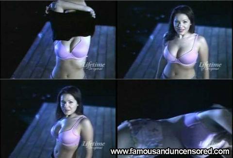 Marla Sokoloff Nude Sexy Scene Jumping Lake Hat Bra Actress