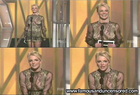 Britney Spears Nude Sexy Scene Awards See Through Nice Bra