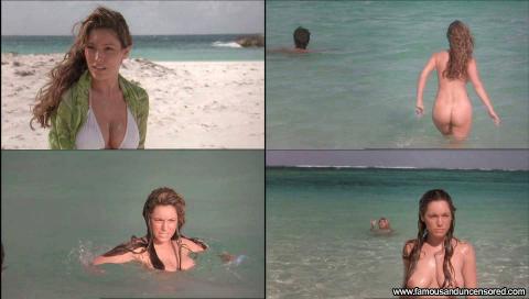 Kelly Brook Nude Sexy Scene Skinny Dipping Skinny Beach Babe