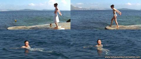 Alexis Bledel Nude Sexy Scene Ocean Sister Jumping Emo Skirt