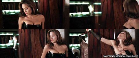 Angelina Jolie Nude Sexy Scene Leather Angel Nice Posing Hot