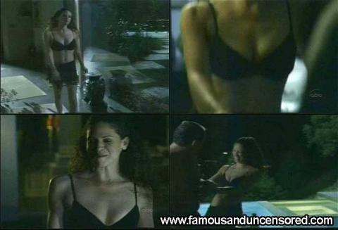 Shane Johnson Jumping Pool Kissing Bikini Beautiful Actress